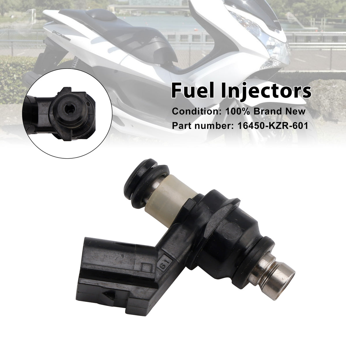 Honda PCX 2012-2014 SH125 2013-2016 16450-KZR-601 Fuel Injectors