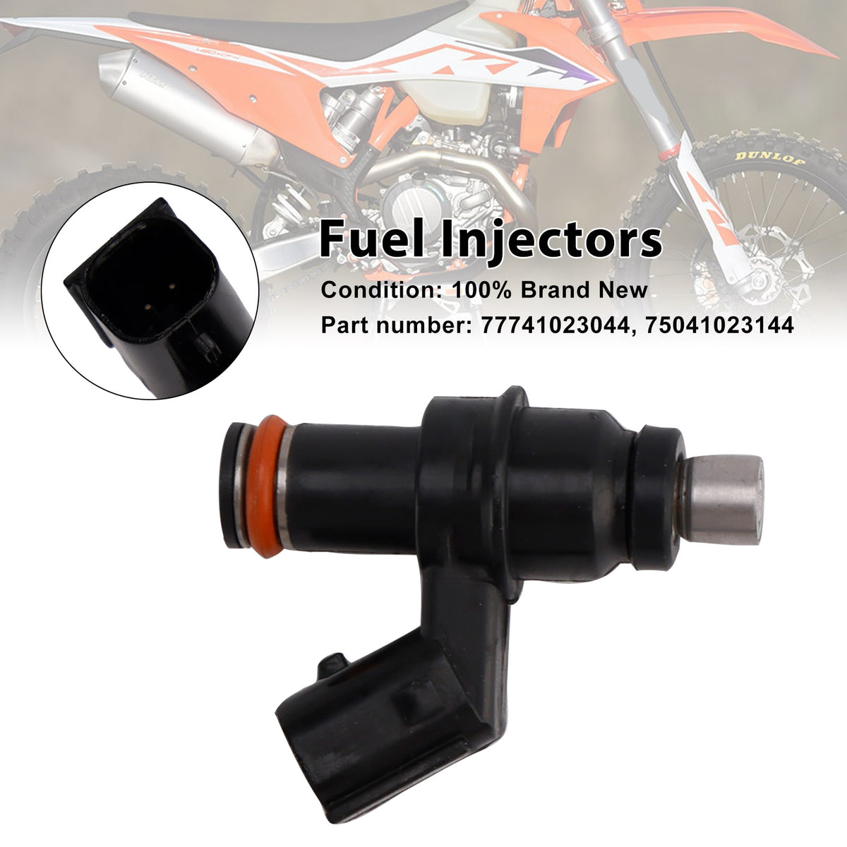 350 450 500 SXF XCF EXCF EXC 77741023044 Fuel Injectors 75041023144 Fits