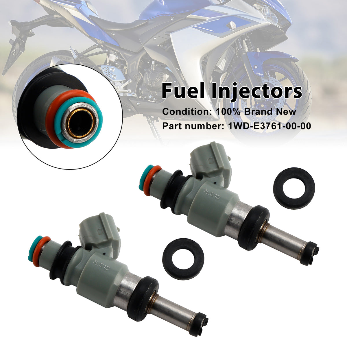 Yamaha YZF-R3 2015-2022 2PCS 1WD-E3761-00-00 Fuel Injectors