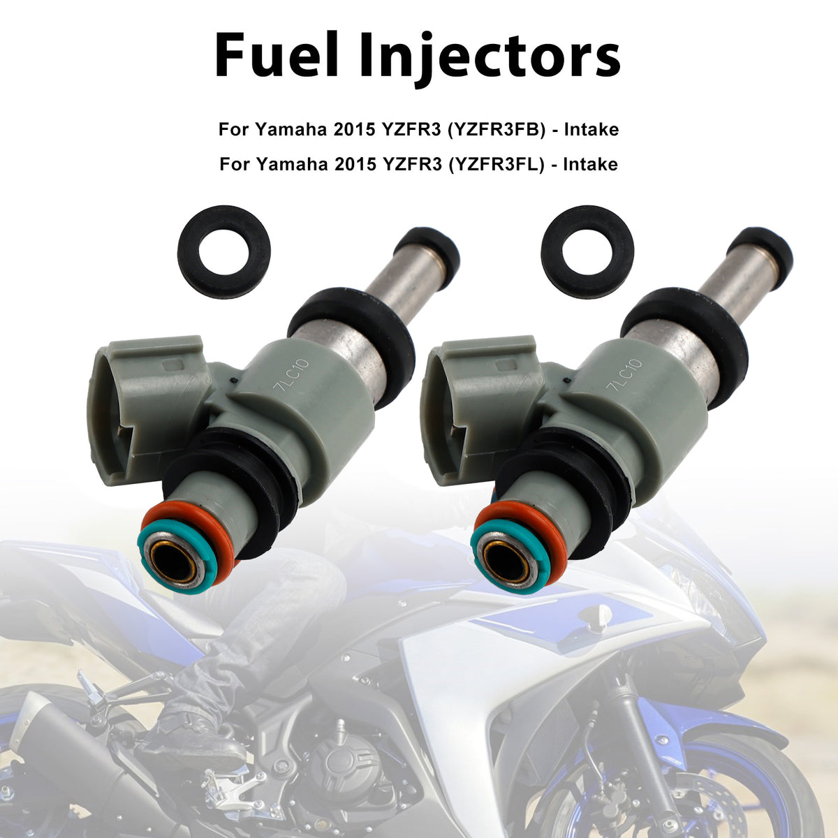 Yamaha YZF-R3 2015-2022 2PCS 1WD-E3761-00-00 Fuel Injectors