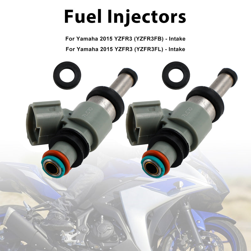 Yamaha YZF-R3 2015-2022 2PCS 1WD-E3761-00-00 Fuel Injectors