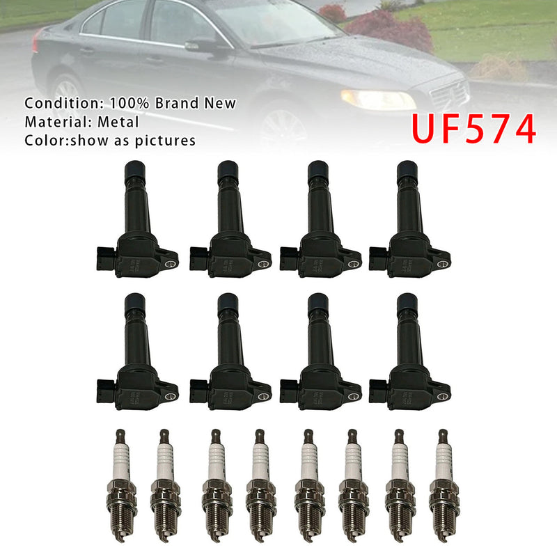 2005-2011 Volvo XC90 4.4L V8 8X Ignition Coil & Spark Plug UF574