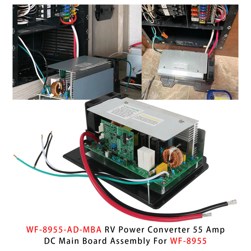 WF-8955-AD-MBA RV Power Converter 55 Amp DC Main Board Assembly For WF-8955