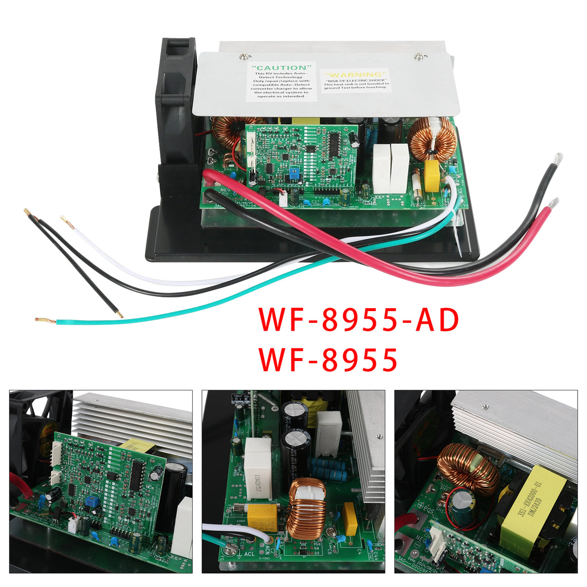 WF-8955-AD-MBA RV Power Converter 55 Amp DC Main Board Assembly For WF-8955