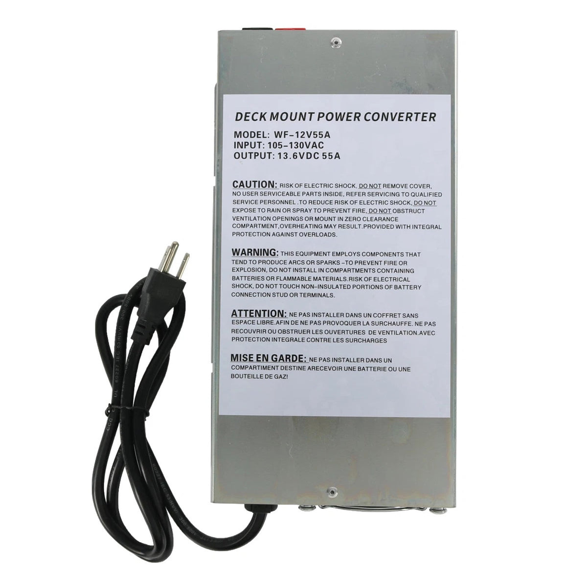 RV Trailer Camper 12V WF-9855 Converter 55 Amp Power Converter Charger