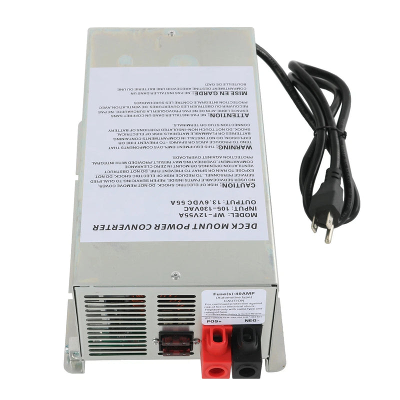 RV Trailer Camper 12V WF-9855 Converter 55 Amp Power Converter Charger