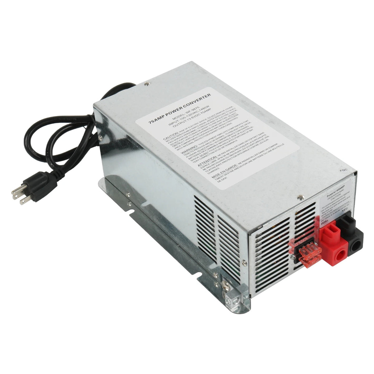 WF-9875 Converter Charger 75 Amp DC Output Deck-Mounted Converter Charger