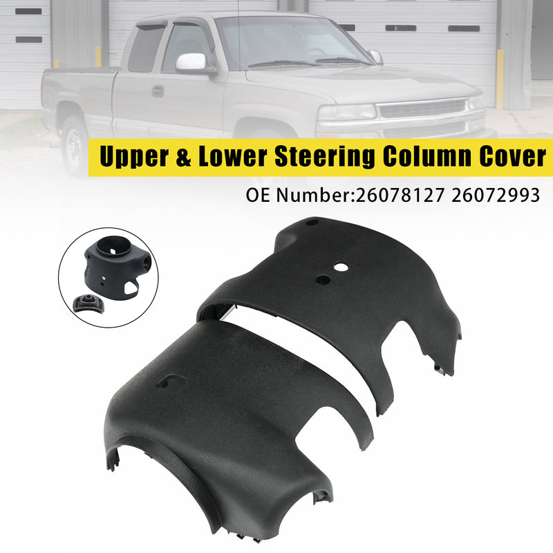 Chevy Tahoe Suburban GMC Yukon Upper & Lower Steering Column Cover 26078127