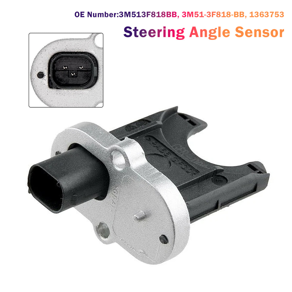 Ford C-Max (DM2) Focus Mk2 2004-2012 Steering Angle Sensor 3M513F818BB