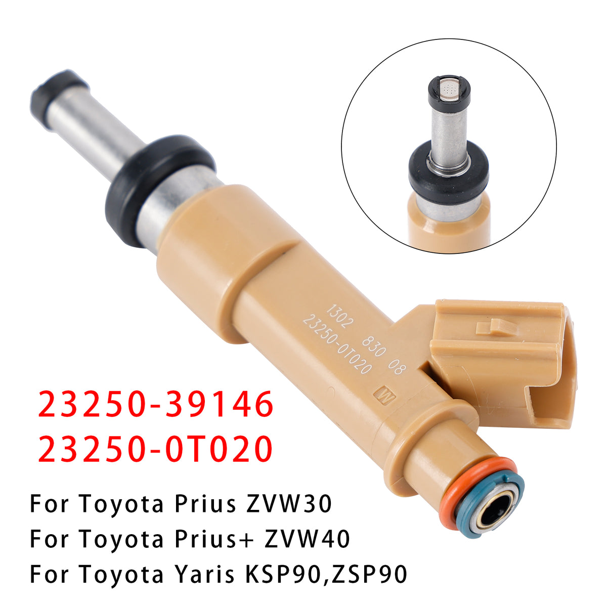Toyota Auris Corolla 1.8L 23250-39146 23250-0T020 1PCS Fuel Injector