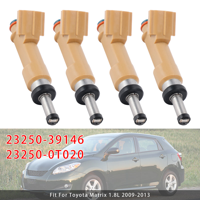 Toyota Auris Corolla 1.8L 23250-39146 23250-0T020 4PCS Fuel Injector