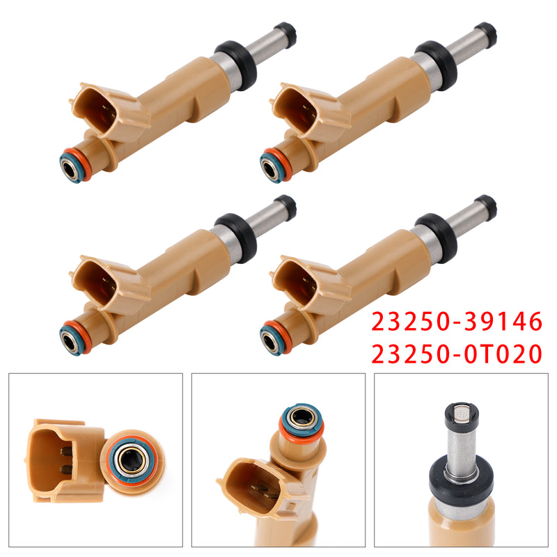 Toyota Auris Corolla 1.8L 23250-39146 23250-0T020 4PCS Fuel Injector