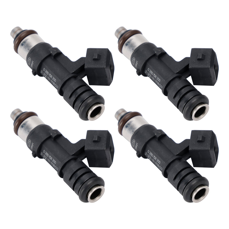 Ford B C-Max Fiesta Focus Fusion Mondeo Puma 0280158200 4PCS Fuel Injector