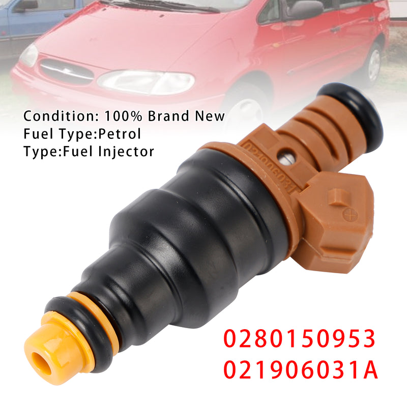 VW Golf III Vento Sharan Ford Galaxy 2.8L VR6 0280150953 1PCS Fuel Injector