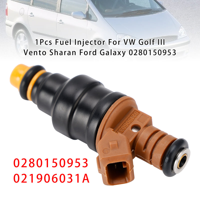 VW Golf III Vento Sharan Ford Galaxy 2.8L VR6 0280150953 1PCS Fuel Injector