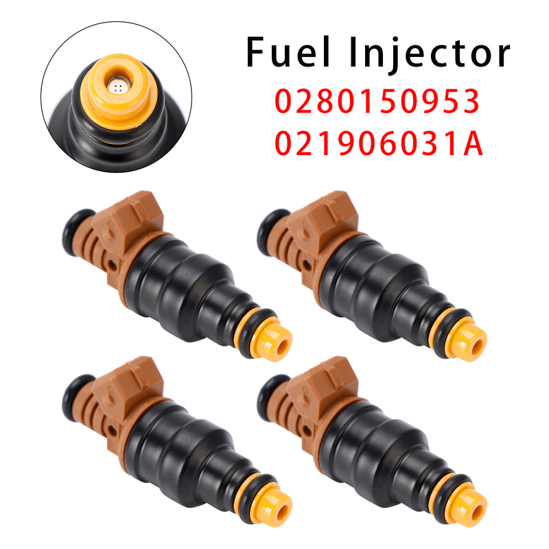 VW Golf III Vento Sharan Ford Galaxy 2.8L VR6 0280150953 4PCS Fuel Injector