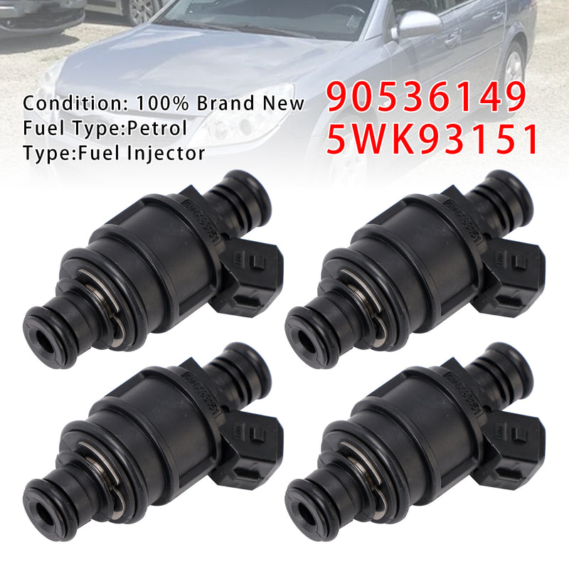 Vauxhall Astra Vectra Zafira 1.8L 90536149 5WK93151 4PCS Fuel Injector