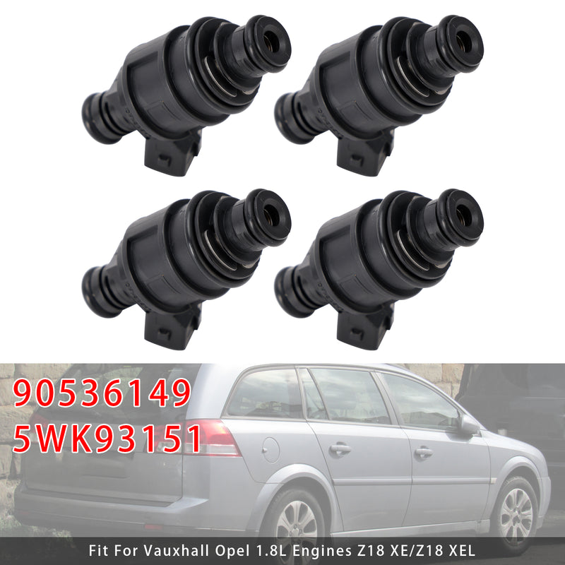 Vauxhall Astra Vectra Zafira 1.8L 90536149 5WK93151 4PCS Fuel Injector