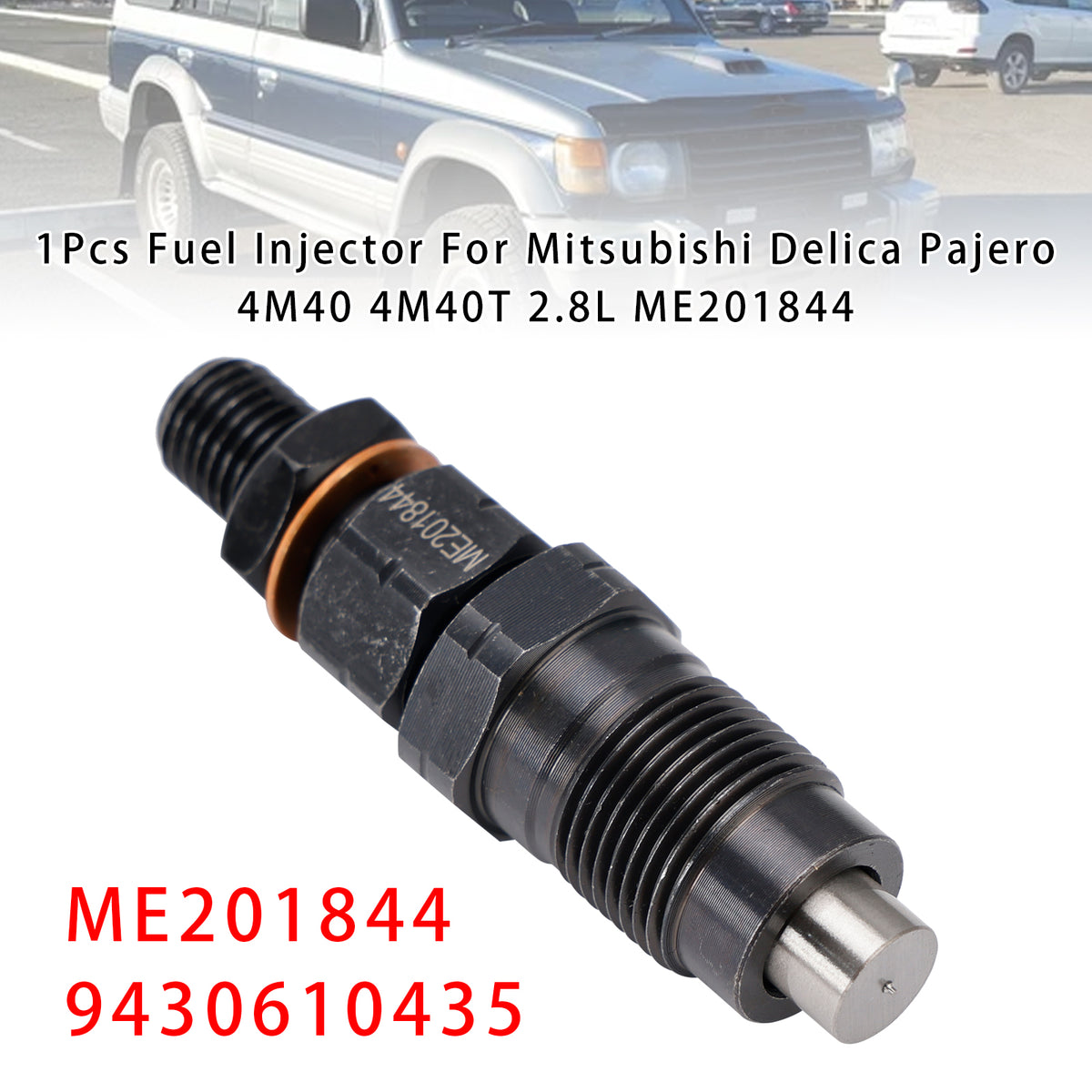 Mitsubishi Delica Pajero 4M40 4M40T 2.8L ME201844 1PCS Fuel Injector