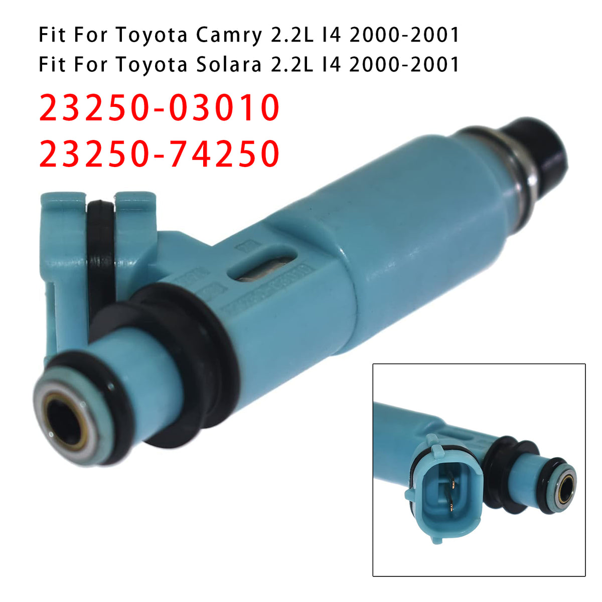 Toyota Solara Camry 2.2L 23250-03010 23250-74250 1PCS Fuel Injector