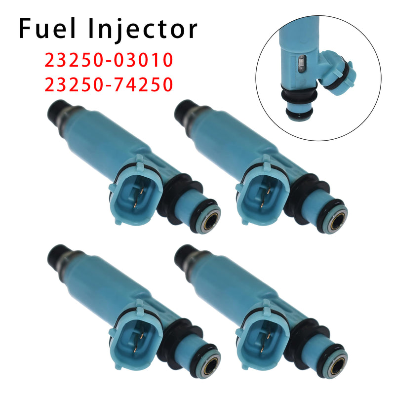 Toyota Solara Camry 2.2L 23250-03010 23250-74250 4PCS Fuel Injector