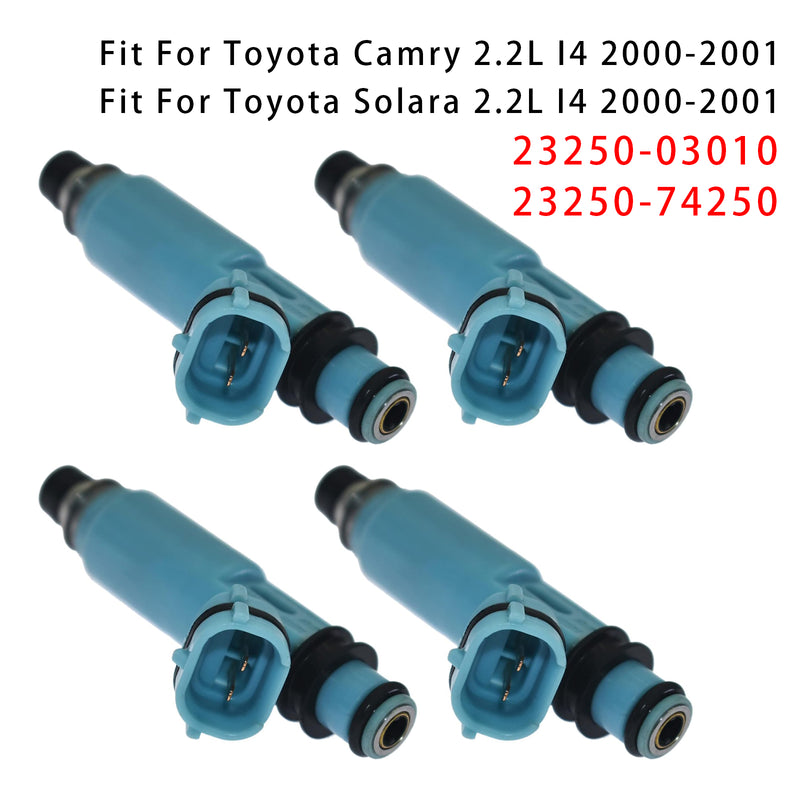 Toyota Solara Camry 2.2L 23250-03010 23250-74250 4PCS Fuel Injector