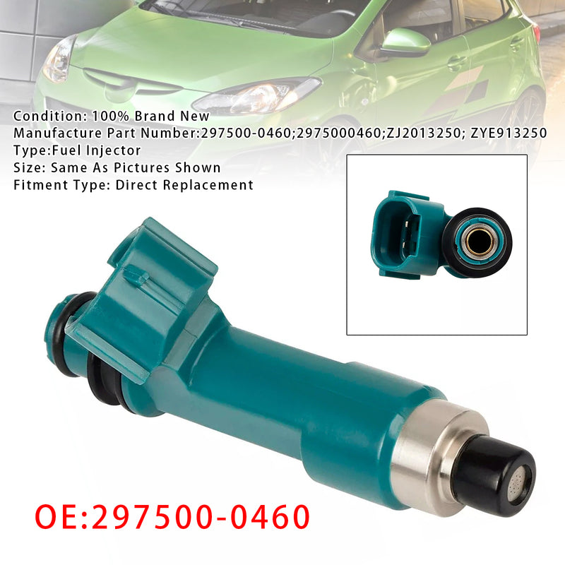 Mazda 2 1.3L 1.5L 2011-2014 Fiesta 2009 297500-0460 1PCS Fuel Injector