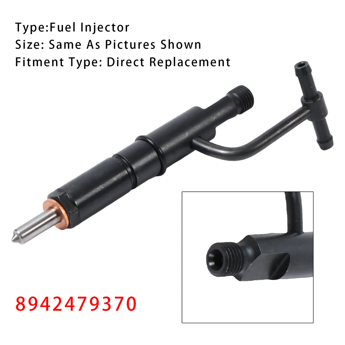 Isuzu 4JB1 4JB1T NKR NHR Engine 8942479370 1PCS Fuel Injector