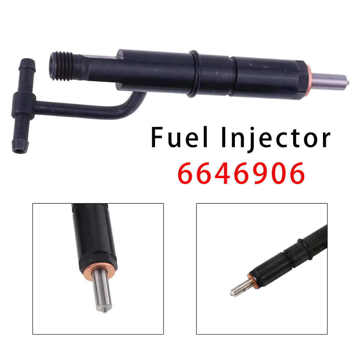 Mustang Bobcat 843 853 960 2060 Isuzu 4JB1 6646906 1PCS Fuel Injector