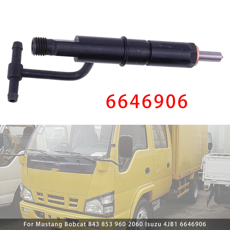 Mustang Bobcat 843 853 960 2060 Isuzu 4JB1 6646906 1PCS Fuel Injector