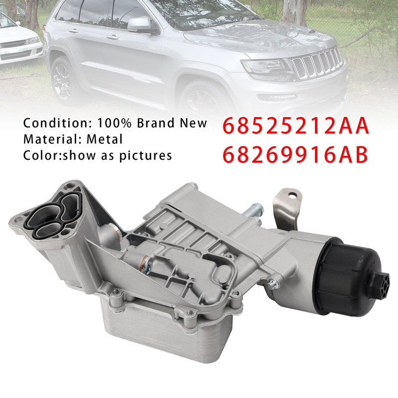 Jeep Grand Cherokee WK2 3.0 CRD 68525212AA Oil Filter Housing Oil Cooler