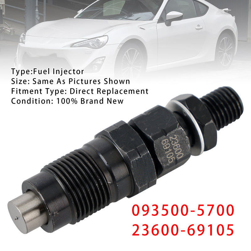 Toyota 1KZ-T Land Cruiser 1KZ 093500-5700 23600-69105 1PCS Fuel Injector