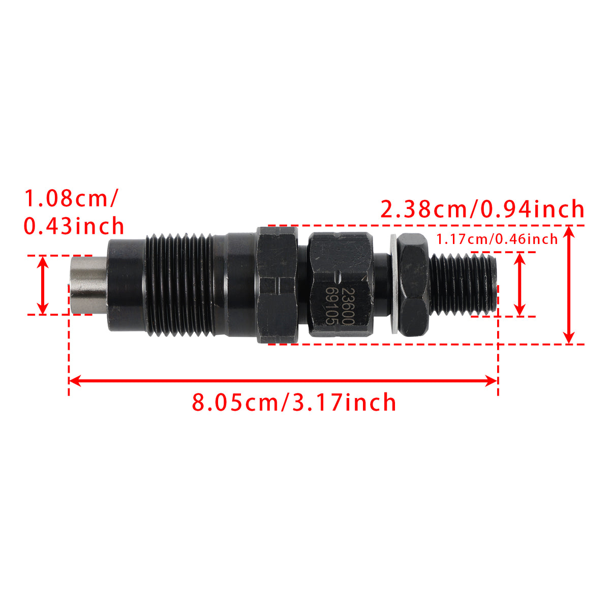Toyota 1KZ-T Land Cruiser 1KZ 093500-5700 23600-69105 4PCS Fuel Injector