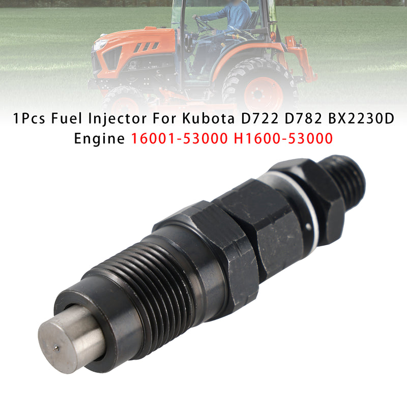 Kubota D722 D782 BX2230D Engine 16001-53000 H1600-53000 1PCS Fuel Injector