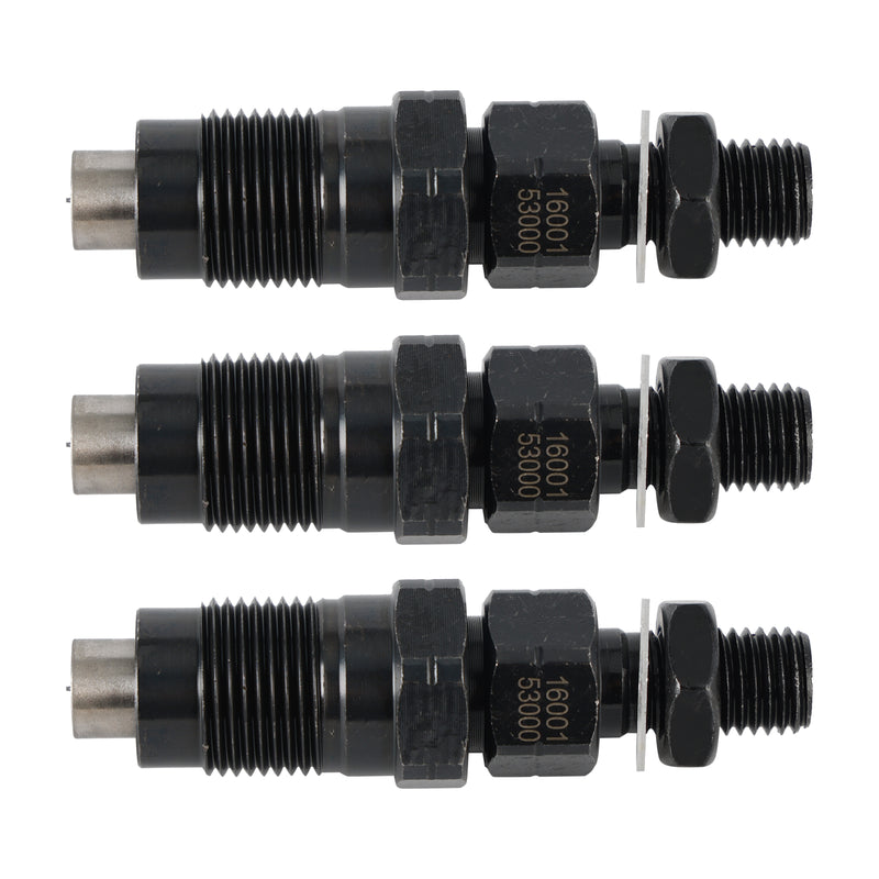 Kubota D722 D782 BX2230D Engine 16001-53000 H1600-53000 3Pcs Fuel Injector