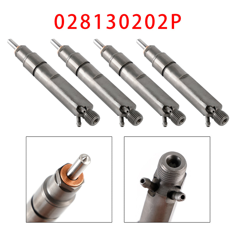 Volkswagen Golf Jetta Beetle 1.9L Diesel 028130202P 4PCS Fuel Injector