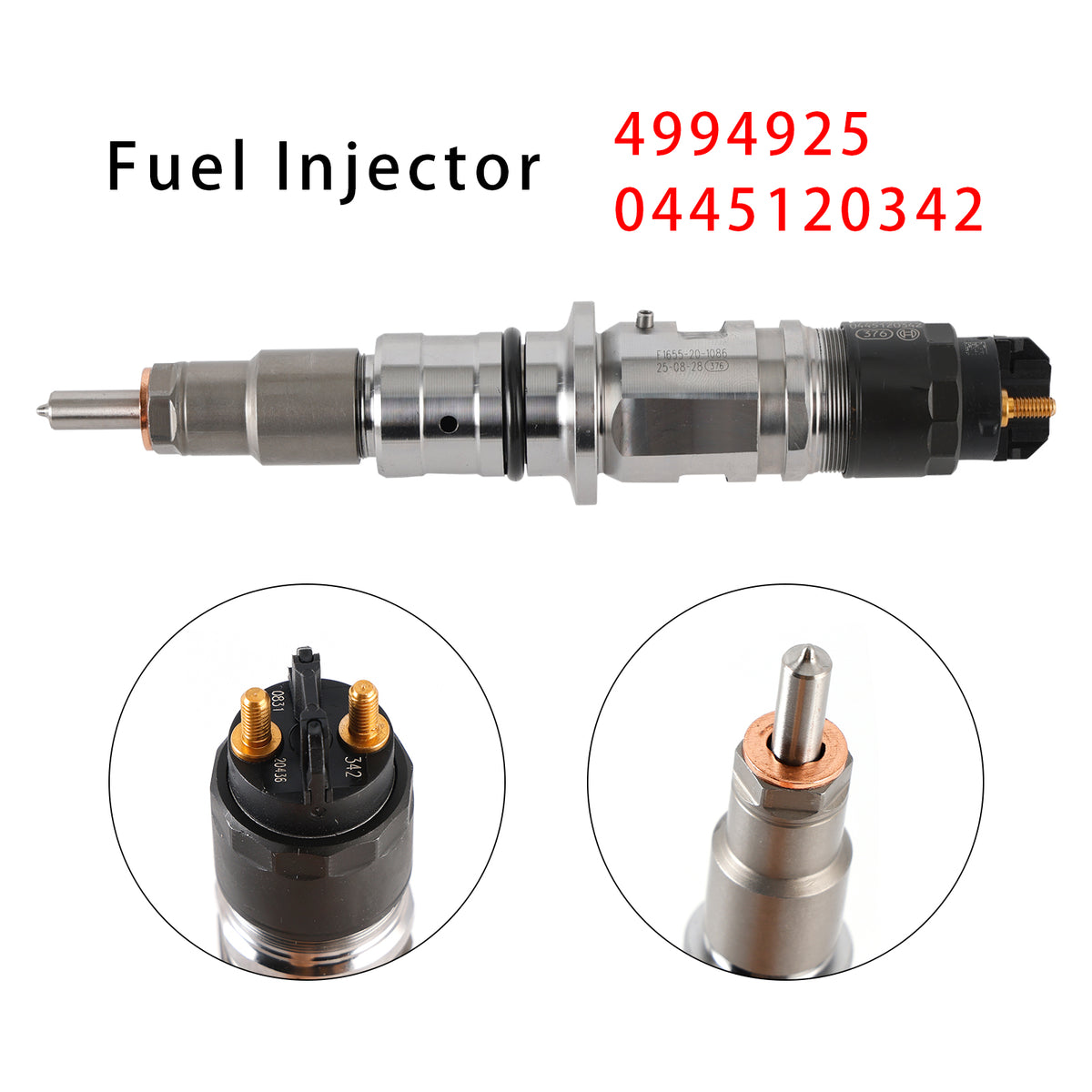 Dodge RAM 2013-2018 6.7L 4994925 0445120342 0986435621 1PCS Fuel Injector