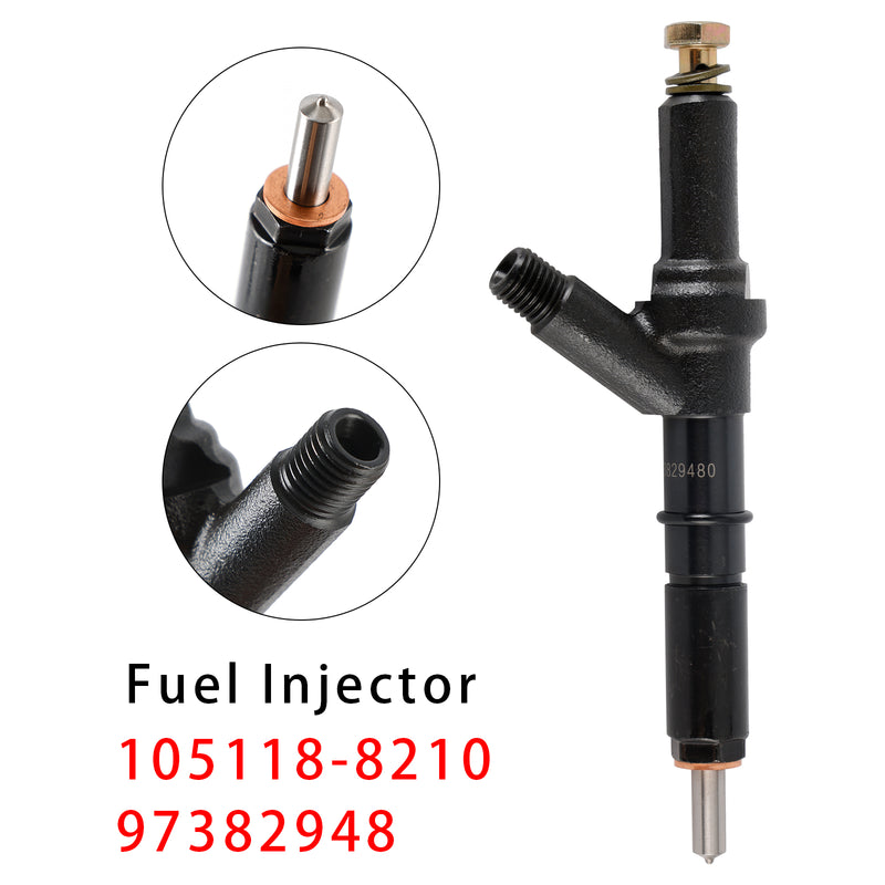 ISUZU 4JH1 Engine 105118-8210 97382948 8973829480 1PCS Fuel Injector