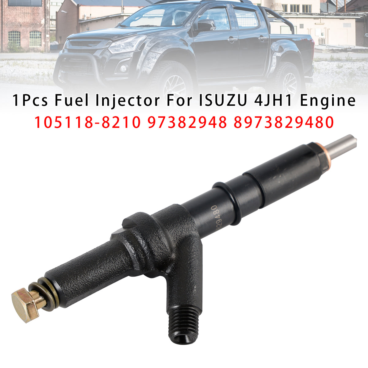 ISUZU 4JH1 Engine 105118-8210 97382948 8973829480 1PCS Fuel Injector
