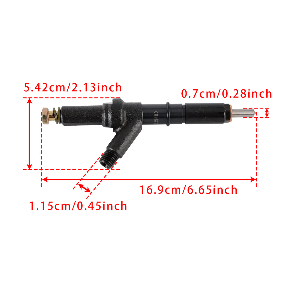 ISUZU 4JH1 Engine 105118-8210 97382948 8973829480 4PCS Fuel Injector