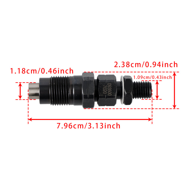 Hilux Surf Prado 1KZ-TE 3.0L 093500-7020 23600-67040 1PCS Fuel Injector