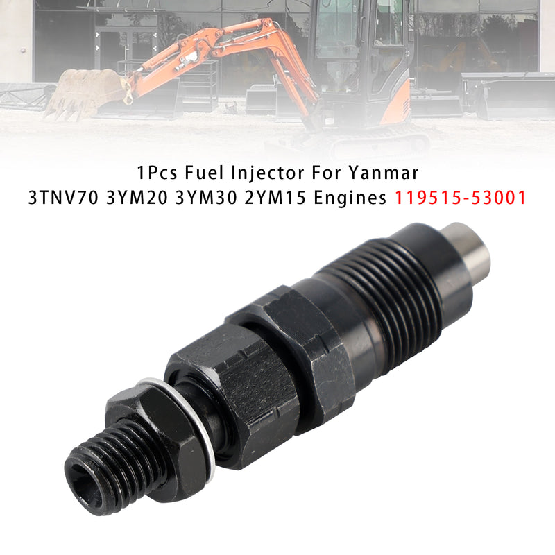 Yanmar 3TNV70 3YM20 3YM30 2YM15 Engines 119515-53001 1PCS Fuel Injector