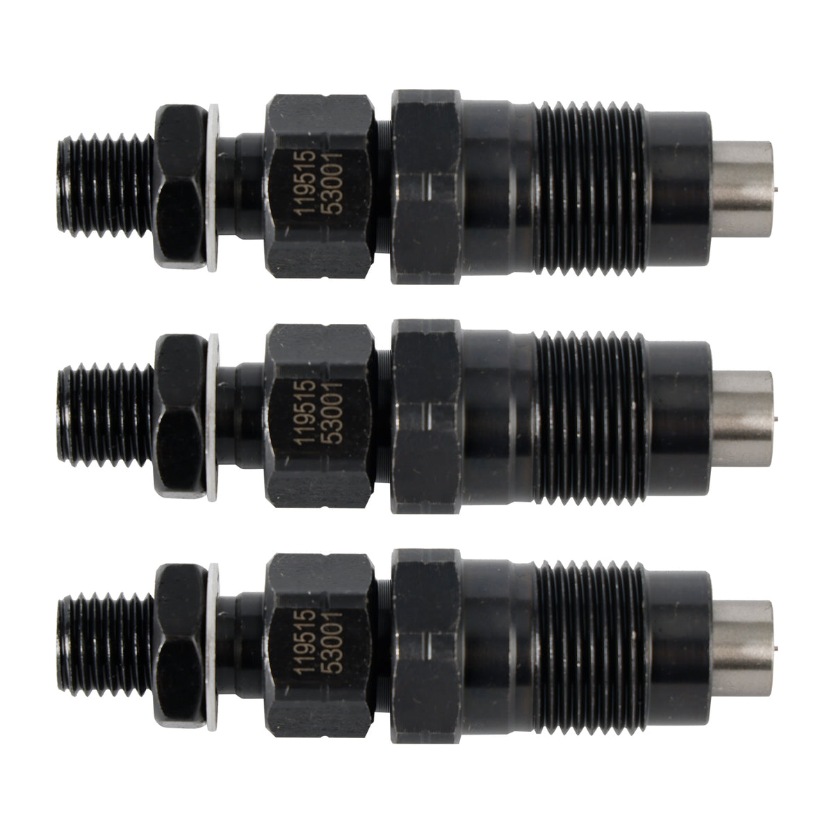 Yanmar 3TNV70 3YM20 3YM30 2YM15 Engines 119515-53001 3Pcs Fuel Injector