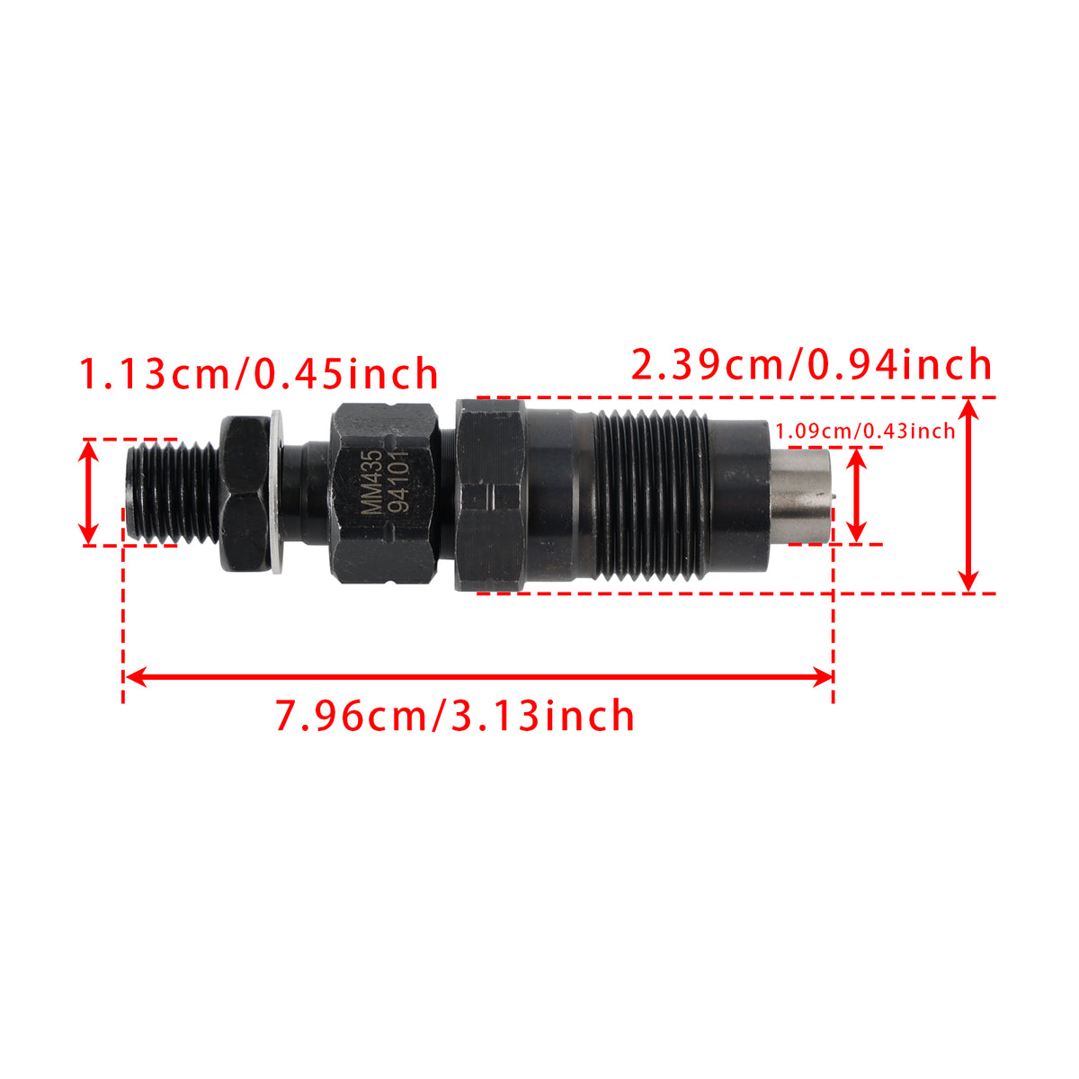 Mitsubishi L2E L3E S3L S4L S4L2 Engine MM43594101 4PCS Fuel Injector