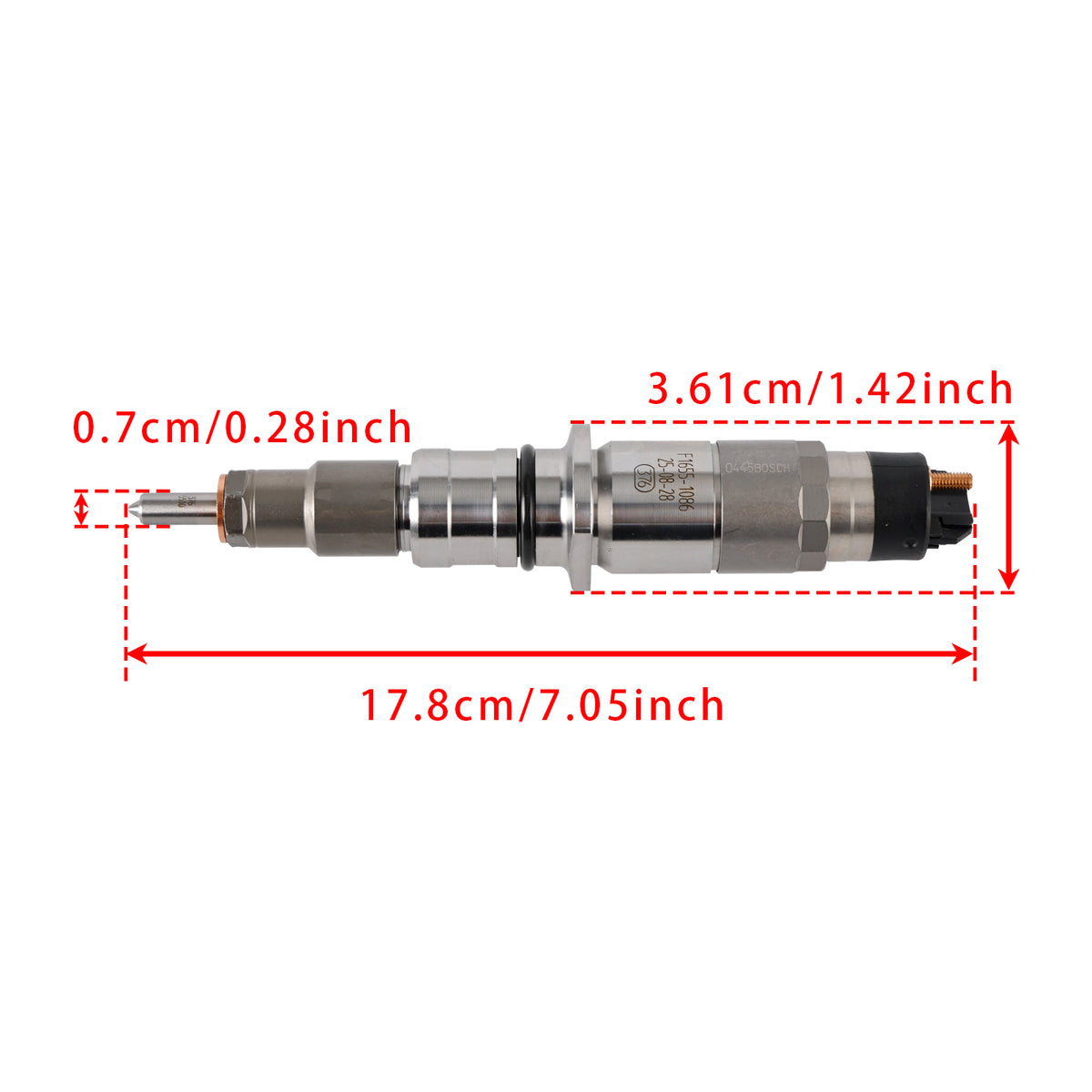Komatsu PC200-8 Cummins Engine QSB6.7 0445120231 5263262 6PCS Fuel Injector