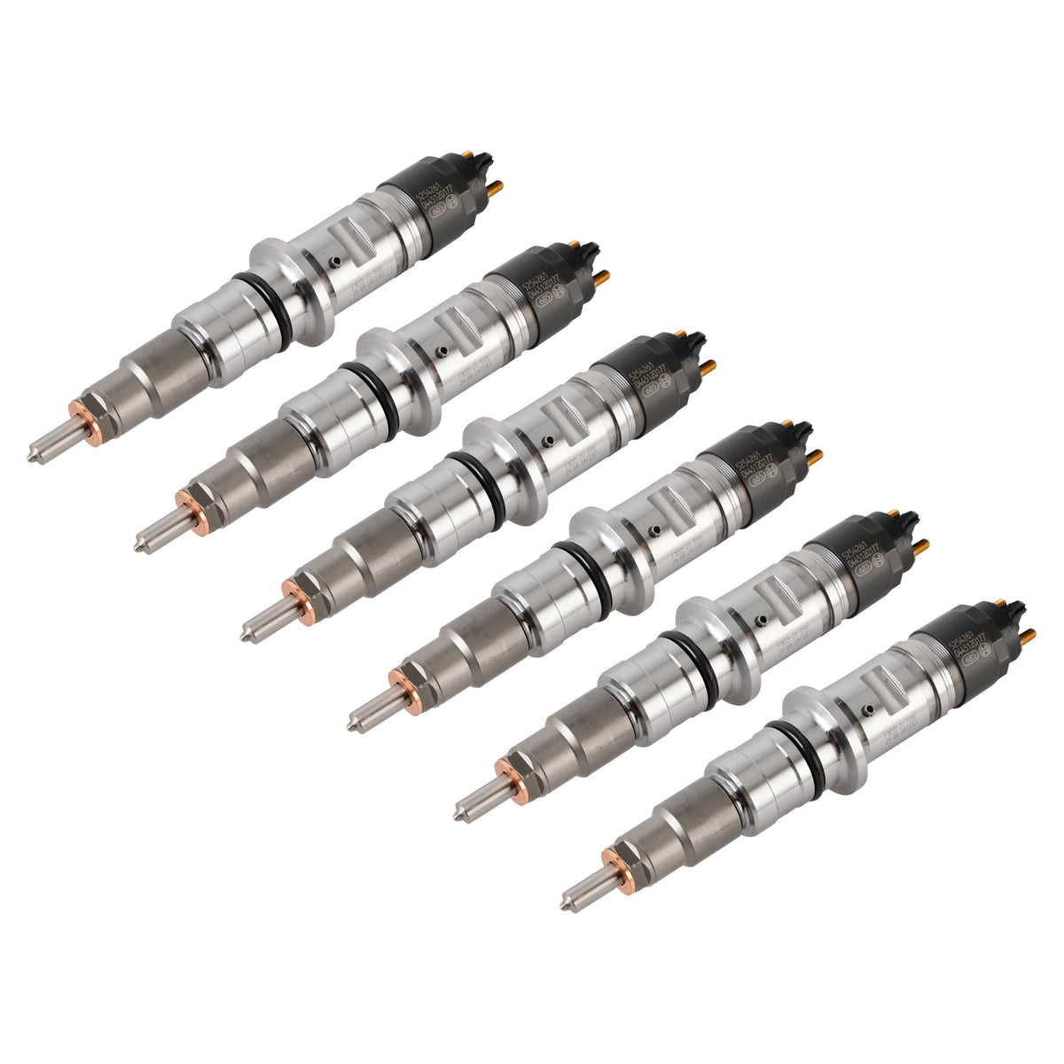 Cummins ISB 6.7L QSB 4.5L 6.7L 5254261 0445120177 6PCS Fuel Injector