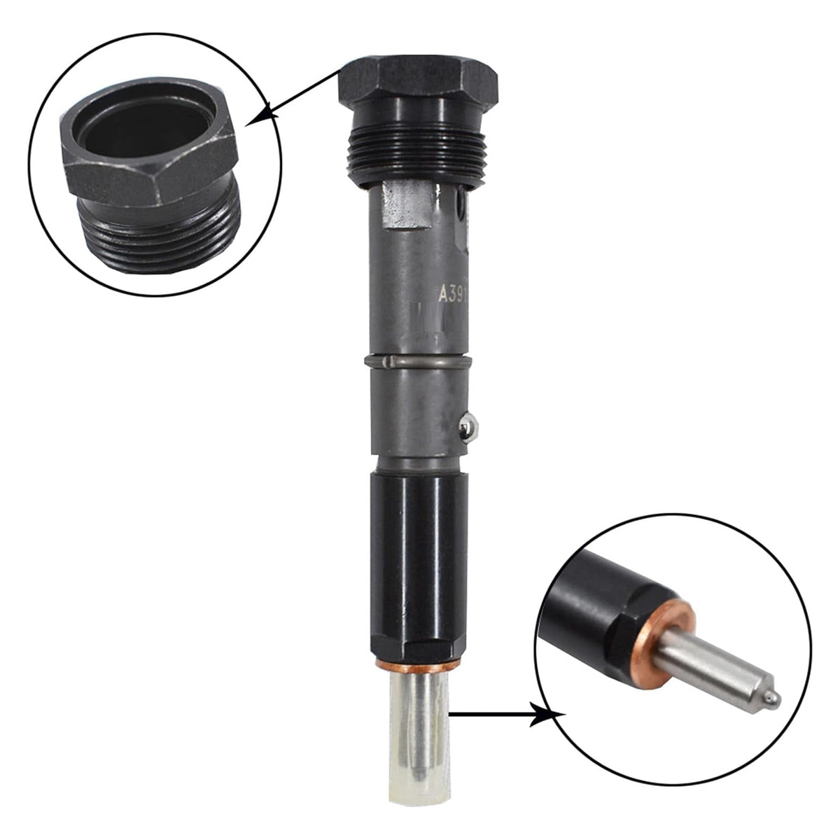 Dodge D250 D350 Cummins 1989-1993 5.9L 12V 0432131837 3919350 6PCS Fuel Injector