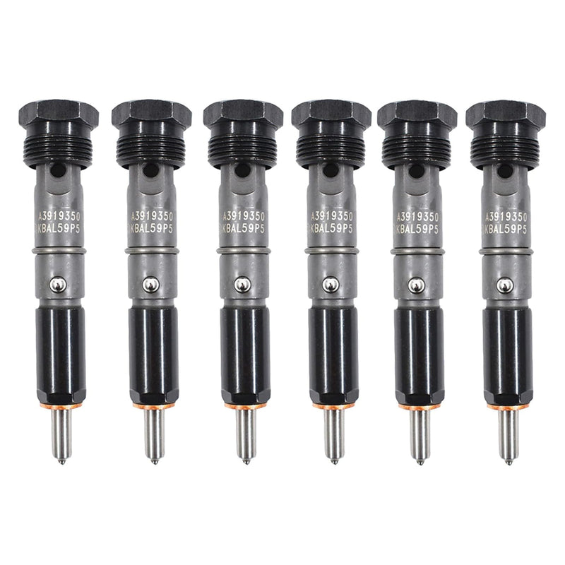 Dodge D250 D350 Cummins 1989-1993 5.9L 12V 0432131837 3919350 6PCS Fuel Injector