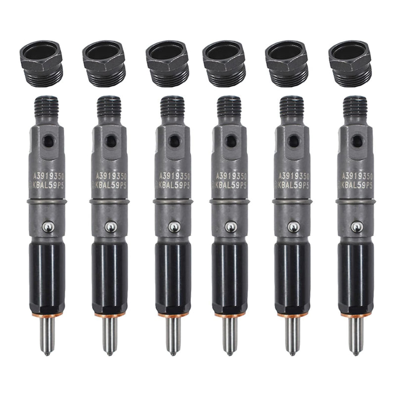 Dodge D250 D350 Cummins 1989-1993 5.9L 12V 0432131837 3919350 6PCS Fuel Injector
