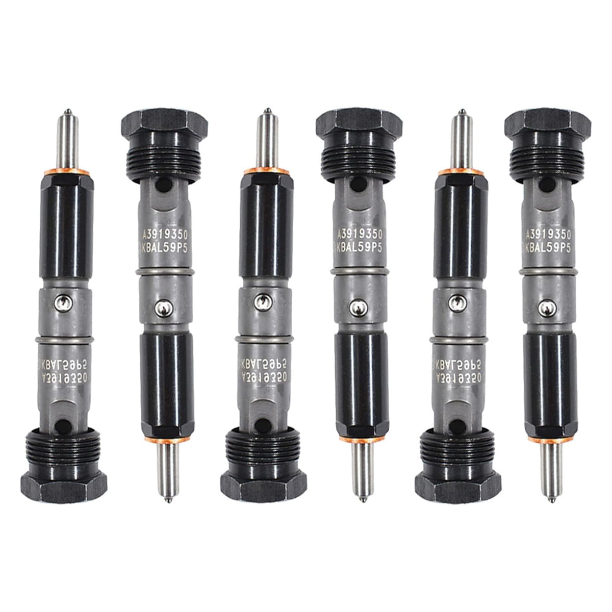 Dodge D250 D350 Cummins 1989-1993 5.9L 12V 0432131837 3919350 6PCS Fuel Injector